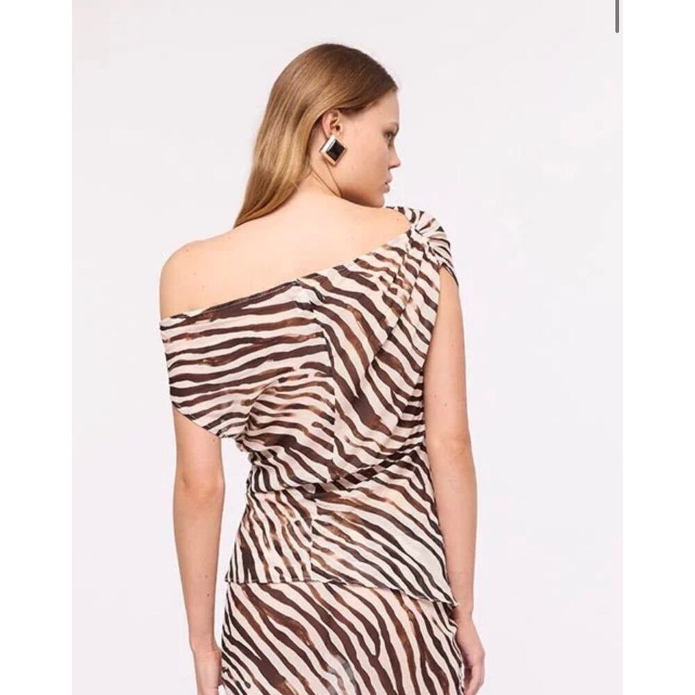 New Suboo Gigi zebra drape top size Medium - Picture 4 of 7